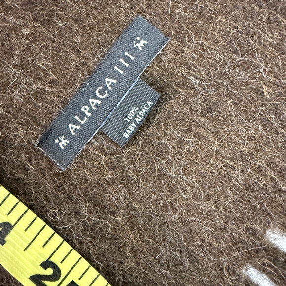 BABY ALPACA Fringed Scarf From Peru. SUPER-SOFT!! - Picture 5 of 6